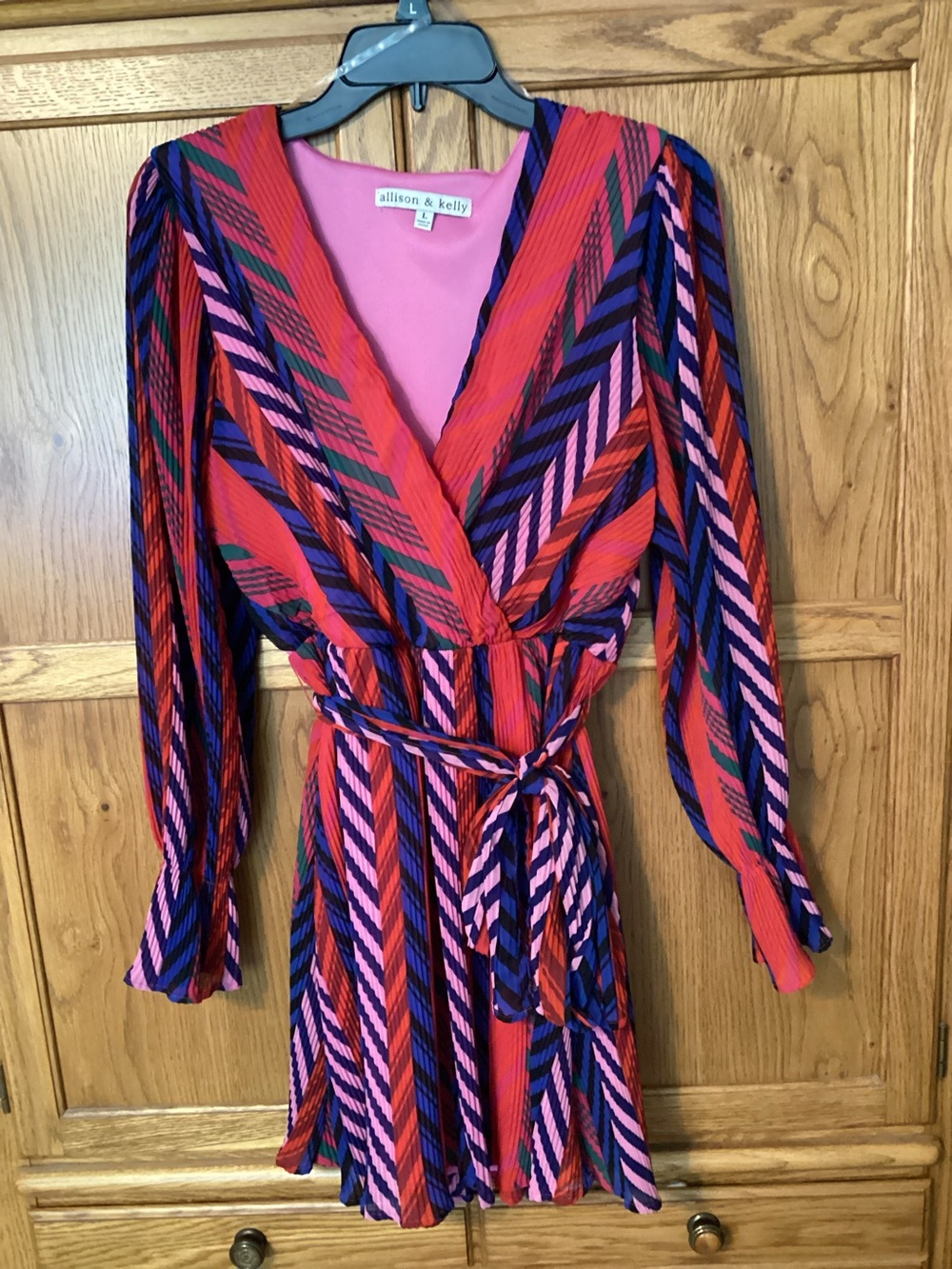 Allison & Kelly Striped  Dress Large
